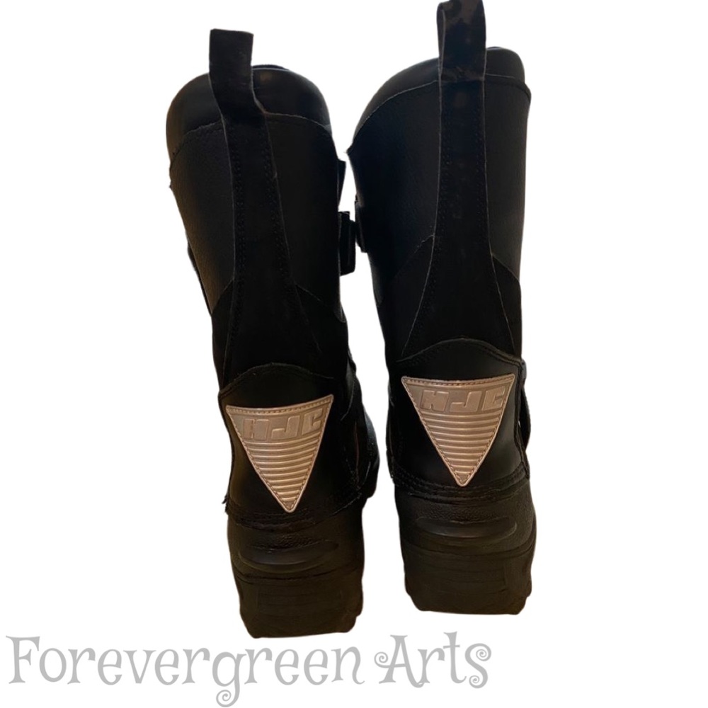 Black HJC SNOWMOBILE BOOTS BOOT SNOW WINTER SIZE 6. - Picture 2 of 5